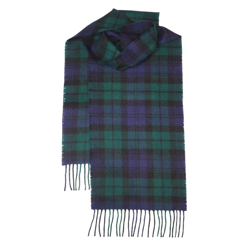 Black Watch Lambswool Tartan Scarf