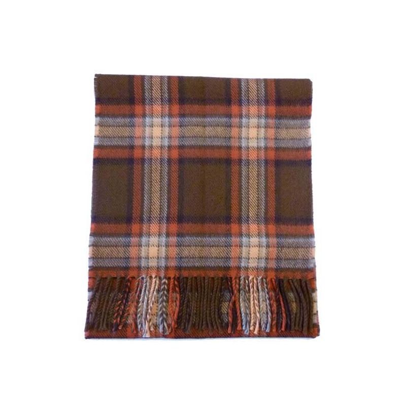 Lambswool Scarf in Down County Tartan