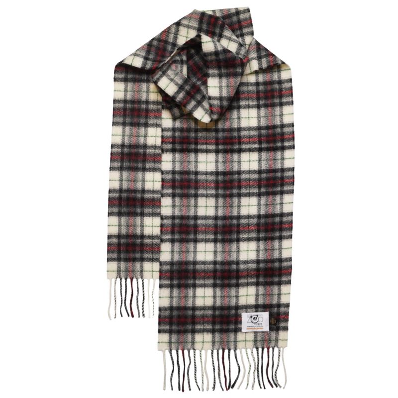 Panda Lambswool Tartan Scarf