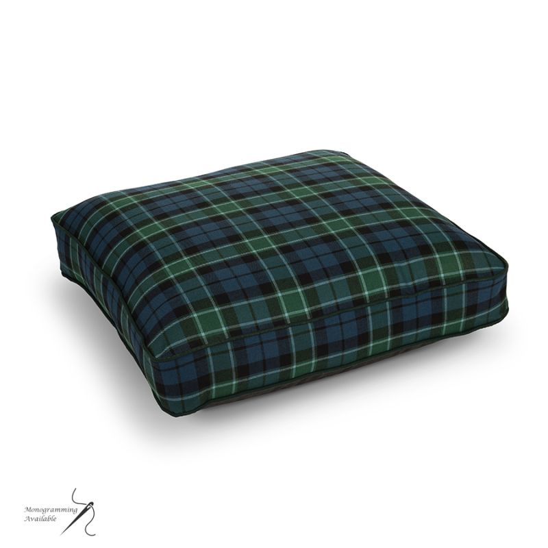 Large Dog Bed in Washable Tartan - Made to Order