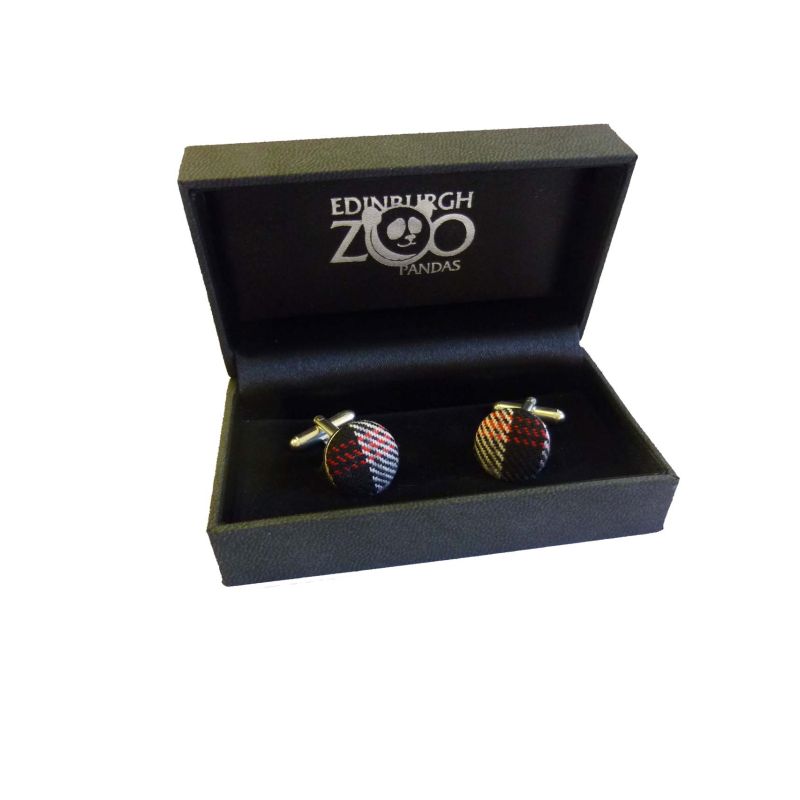 Panda Tartan Cufflinks