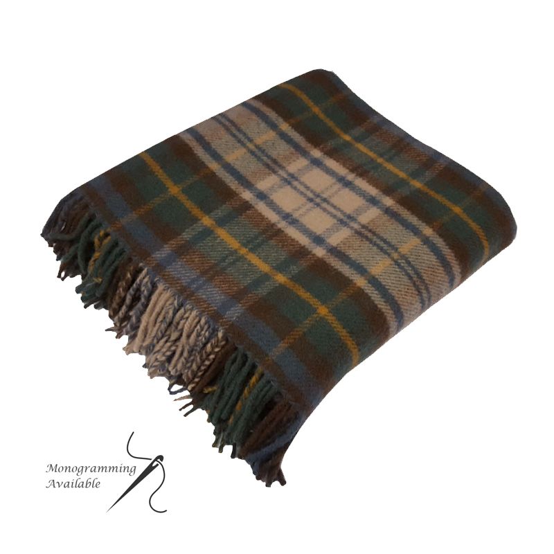 Pure New Wool Rug in Antique Dress Gordon Tartan