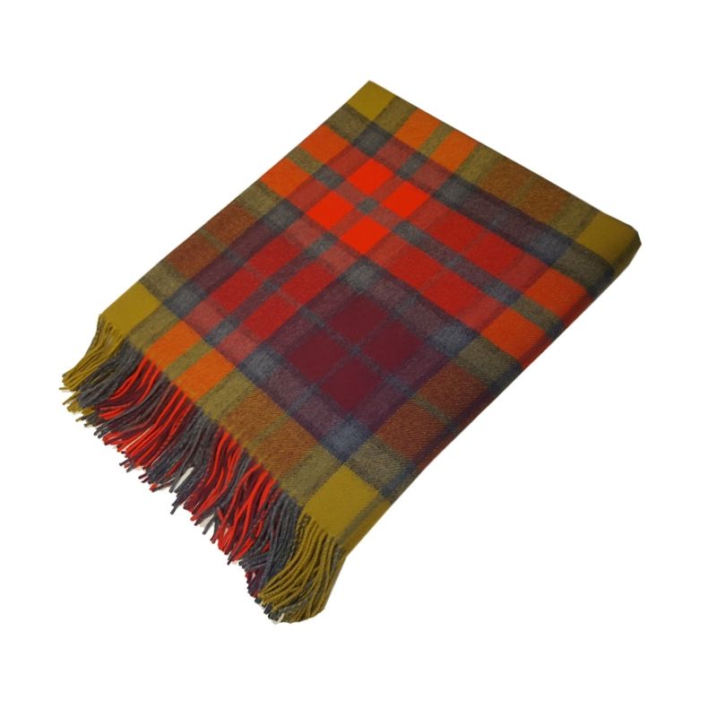 Lambswool throw in Buchanan Berry Tartan