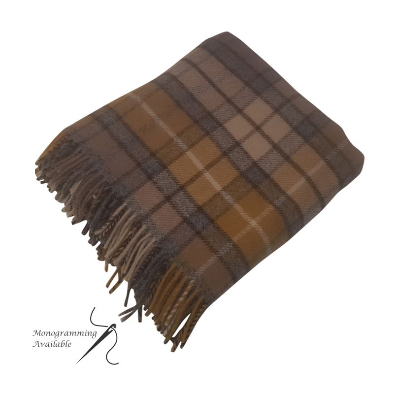 Pure New Wool Rug in Buchanan Natural Tartan 