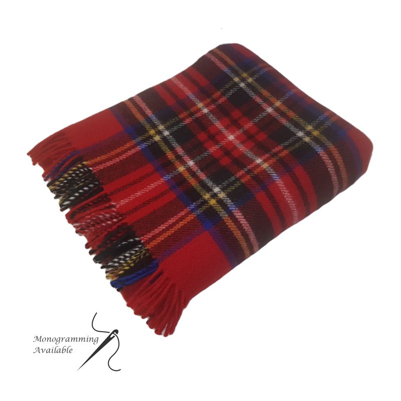 Pure New Wool Rug in Stewart Royal Tartan