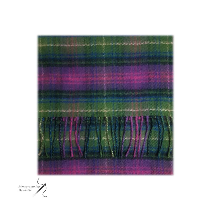 Cashmere Scarf in Kinloch Anderson Heather Tartan