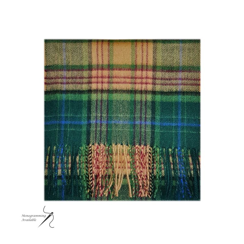 Cashmere Scarf in Kinloch Anderson Sundial 150th Anniversary Tartan