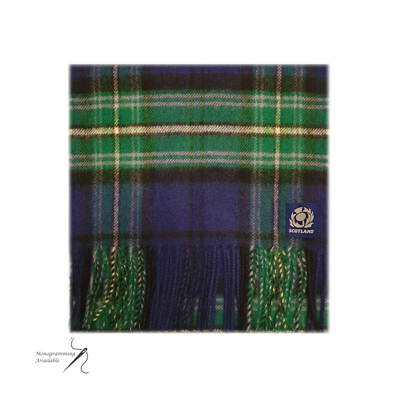 Official Scottish Rugby Union Tartan Cashmere Scarf - 'As One'