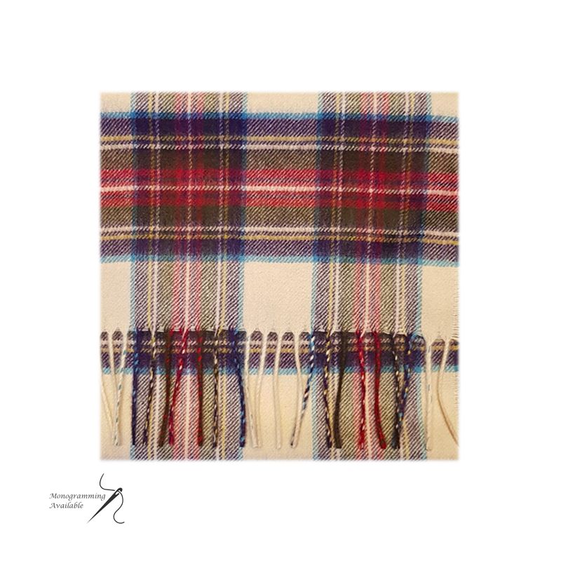Cashmere Scarf in Stewart Hessian Tartan