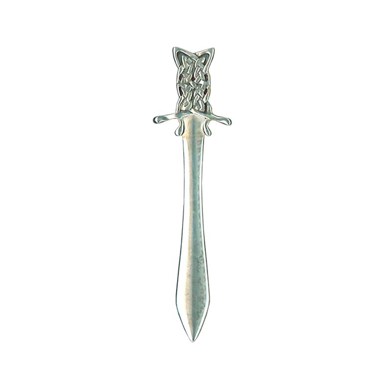 Sterling Silver Kilt Pin With Celtic Knot Design 