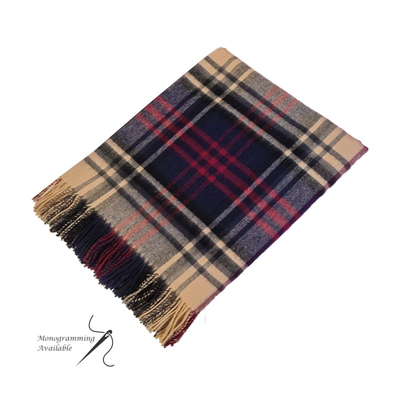 Lambswool Throw in Kinloch Anderson Dress Tartan