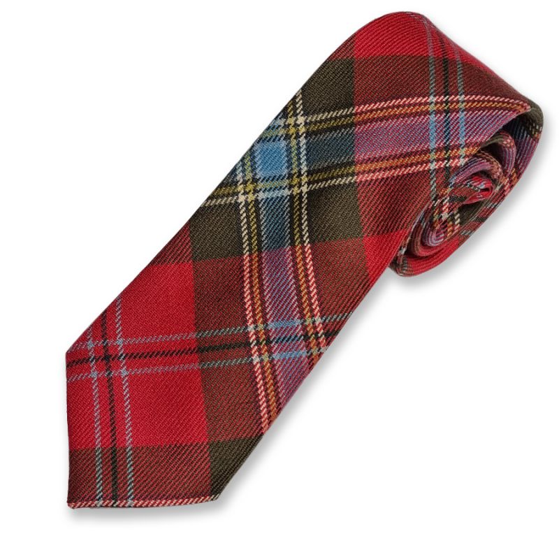 MacLean of Duart Weathered Tartan Tie in Pure New Wool