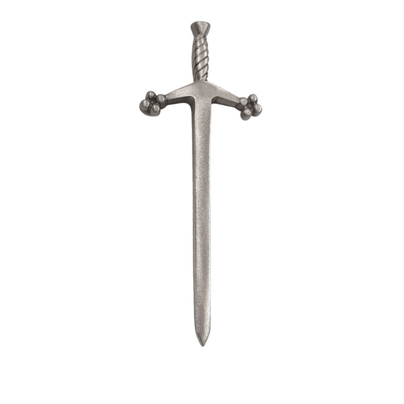 Sword Kilt Pin in Matt Pewter