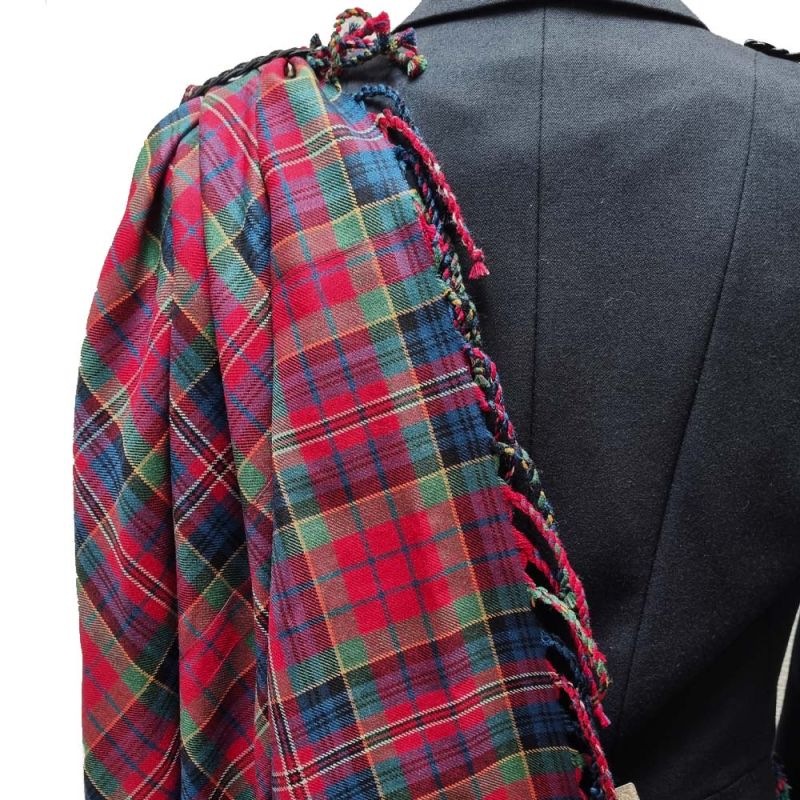 Fly Plaid with purled fringe - MacPherson Modern