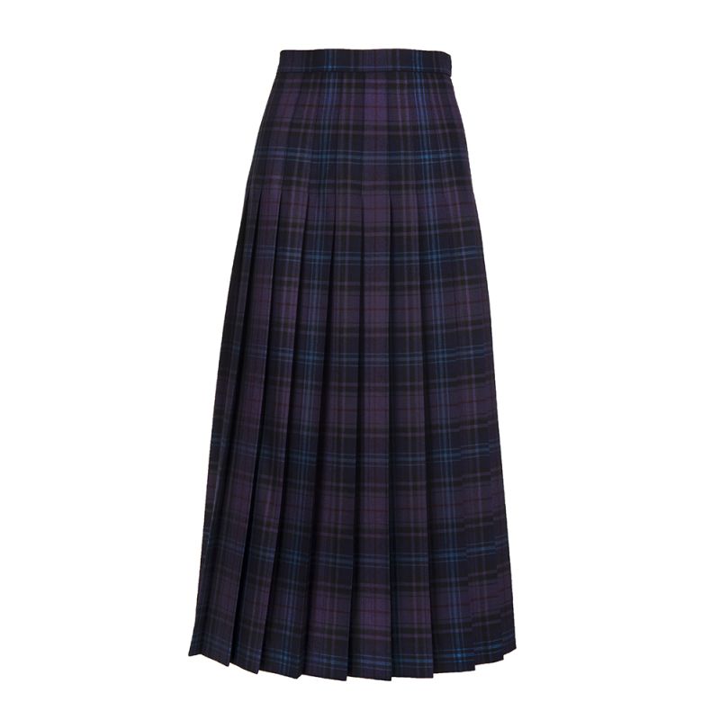 All Round Knife Pleat Skirt in Kinloch Anderson Thistle Tartan