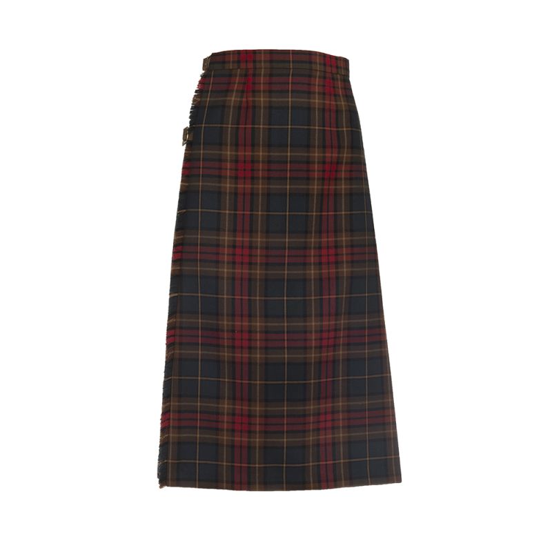 Classic Kilted Skirt in County Cavan Tartan - Below the Knee Length