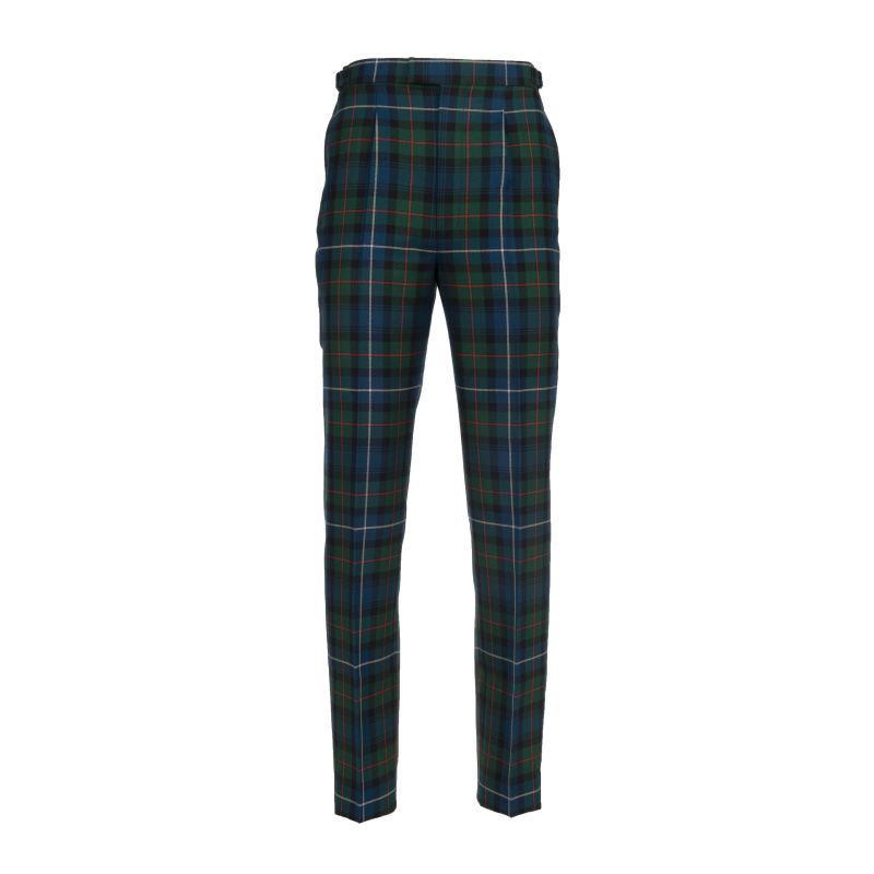 Fishtail Waistband Trousers in Robertson Hunting Ancient Tartan
