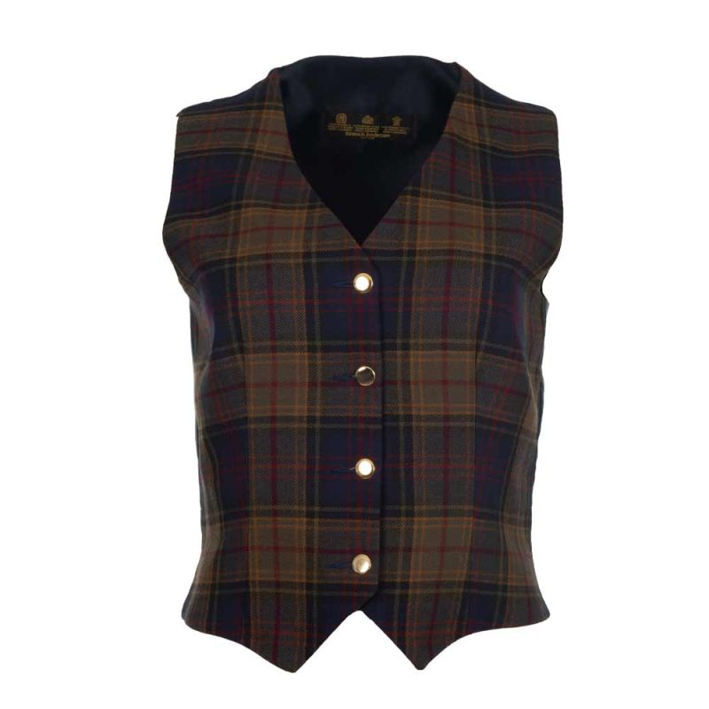 Ladies Waistcoat in Kinloch Anderson Tartan