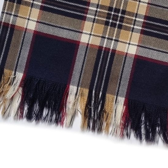 Evening Sash in Stewart Navy Tartan in Fine Wool length 90"