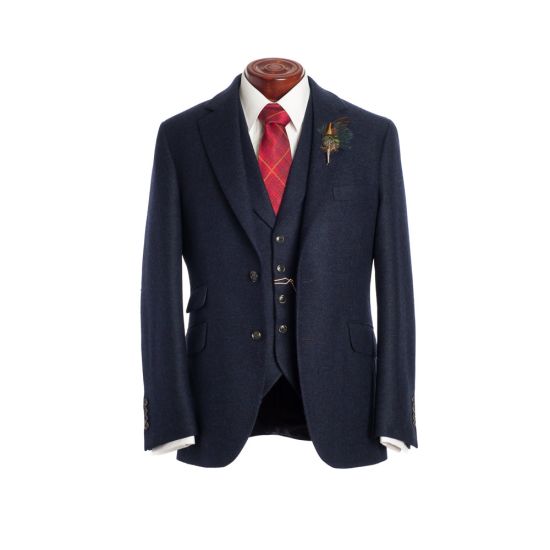 The Cairngorm Highland Jacket in Midnight Ocean 