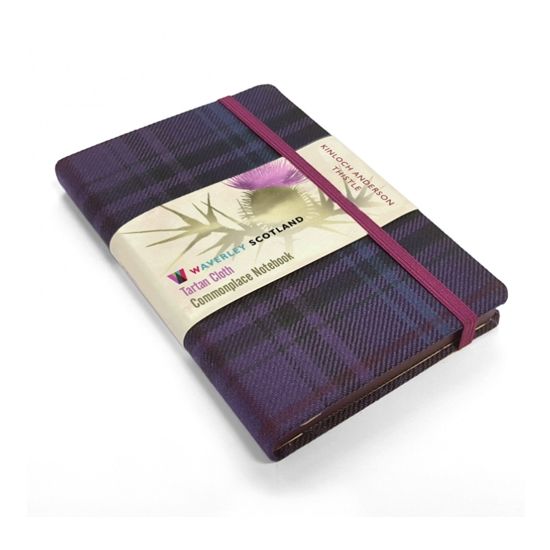 Kinloch Anderson Commonplace Notebook in Kinloch Anderson Thistle Tartan