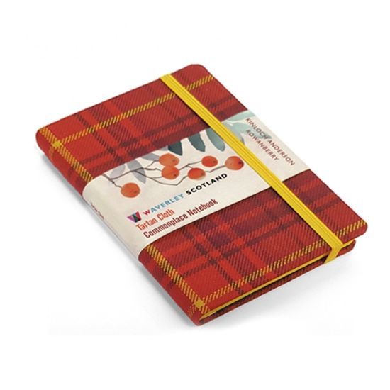 Kinloch Anderson Commonplace Notebook in Kinloch Anderson Rowanberry Tartan