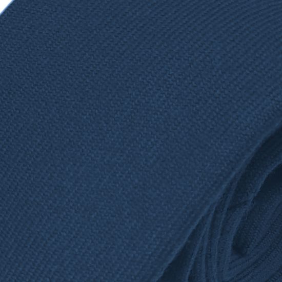 Blue Ancient plain wool tie to tone with kilt