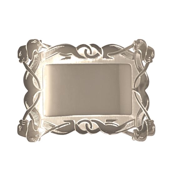 Zoomorphic Design Buckle in Sterling Silver by Hamilton and Inches
