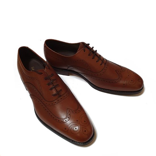 Loake Buckingham Mahogony Leather Day Brogue