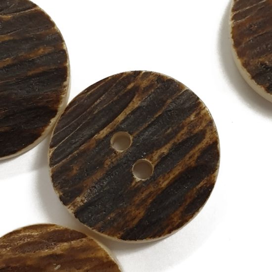 Real Staghorn Button - Large