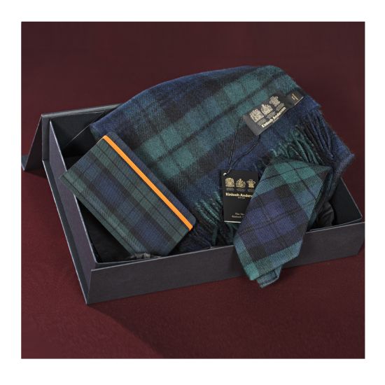 Clan Gift Box in Black Watch Tartan