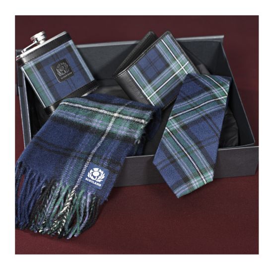 Gift Set in Scottish Rugby Tartan