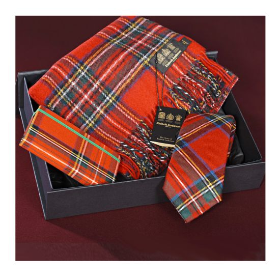 Gift Set in Royal Stewart Tartan
