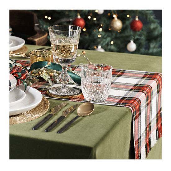 Christmas Table Runner in Stewart Dress Tartan