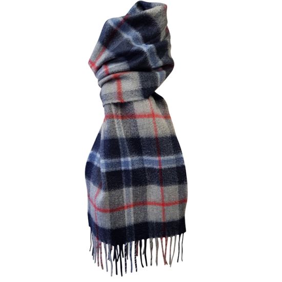 Cashmere Scarf in Douglas Navy Tartan