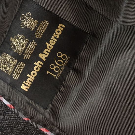 The Cairngorm Highland Jacket in Charcoal Grey Tweed