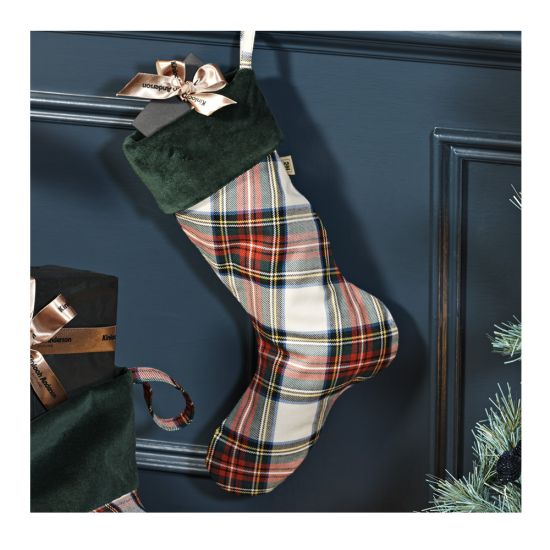 Christmas Stocking in Dress Stewart Tartan