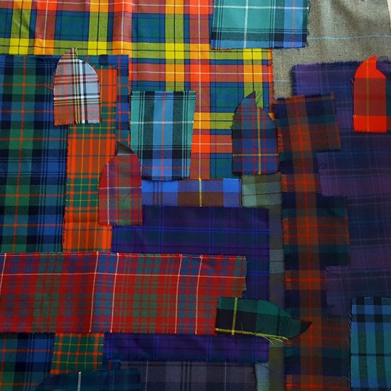 Tartan and Tweed 100% Wool Offcuts