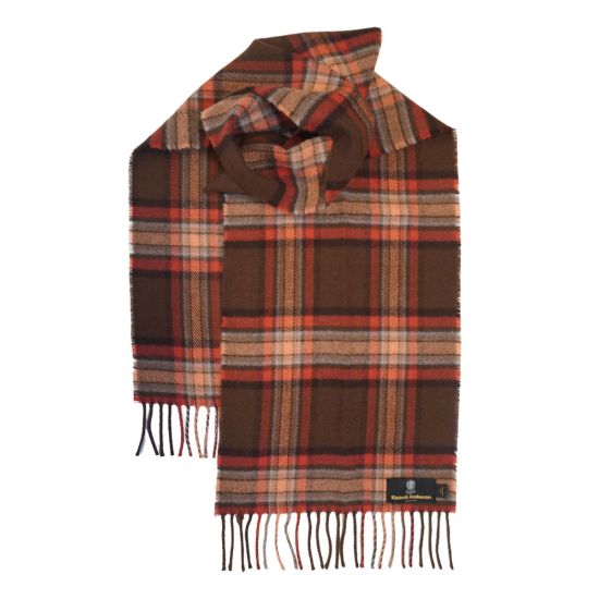 Down County Tartan Lambswool Scarf