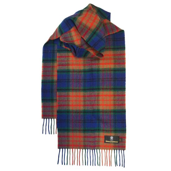 Lambswool Scarf in Longford County Tartan