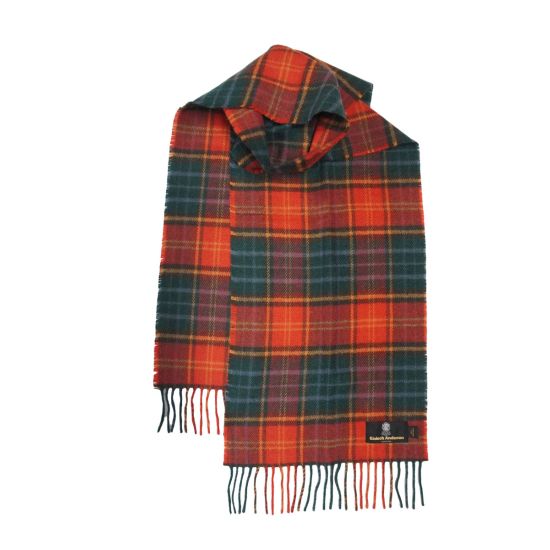 Lambswool Scarf in Roscommon County Tartan 