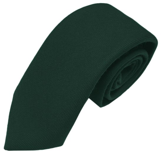 Green Ancient plain wool tie to tone with kilt