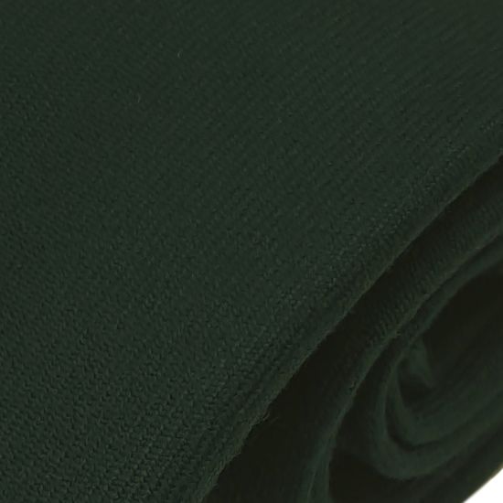 Green Modern plain wool tie to tone with kilt