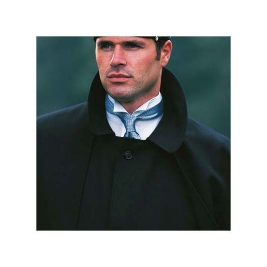 Inverness Cape in Black Barathea