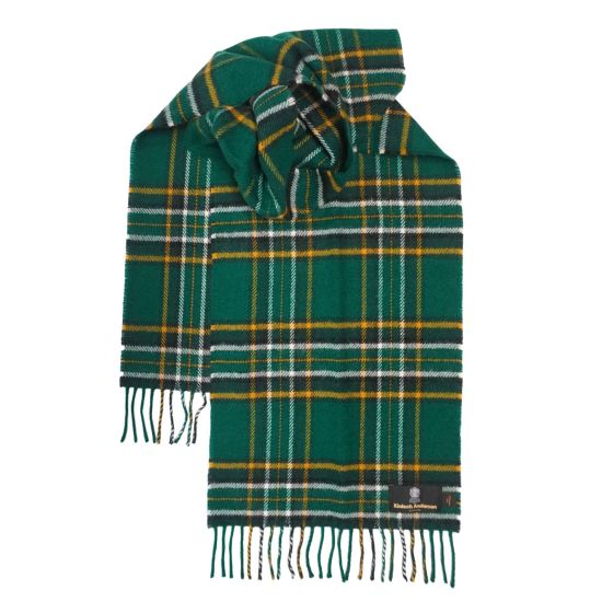 Irish National Lambswool Tartan Scarf