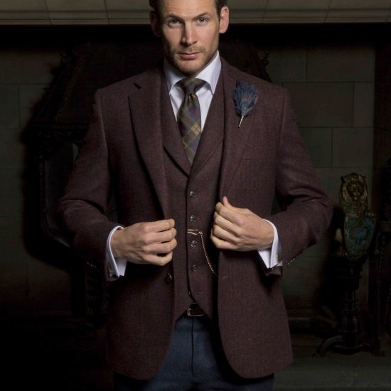 The Cairngorm Highland Tweed Jacket in Pheasant