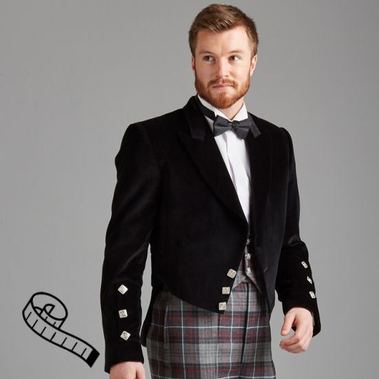 The Kinloch Anderson Coatee and Vest in Velvet or Coloured Worsted Special Order