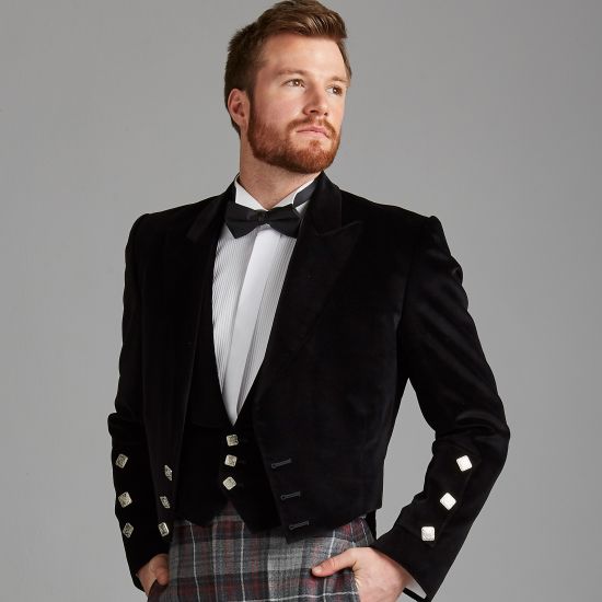 The Kinloch Anderson Coatee and Vest in Velvet or Coloured Worsted Special Order