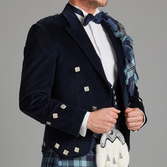 Regulation Doublet and Vest in Velvet or Coloured Worsted Special Order