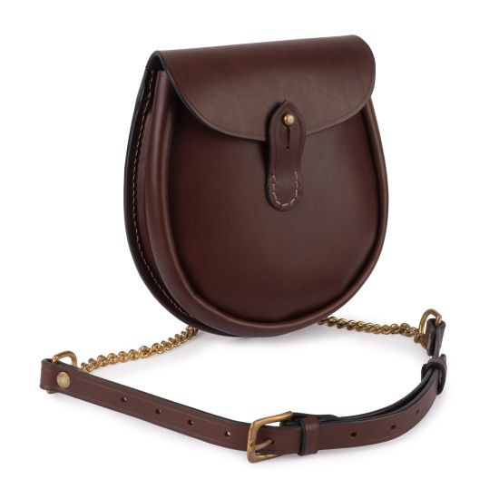 Kinloch Anderson x MacKenzie Leather Chestnut Brown Day Sporran